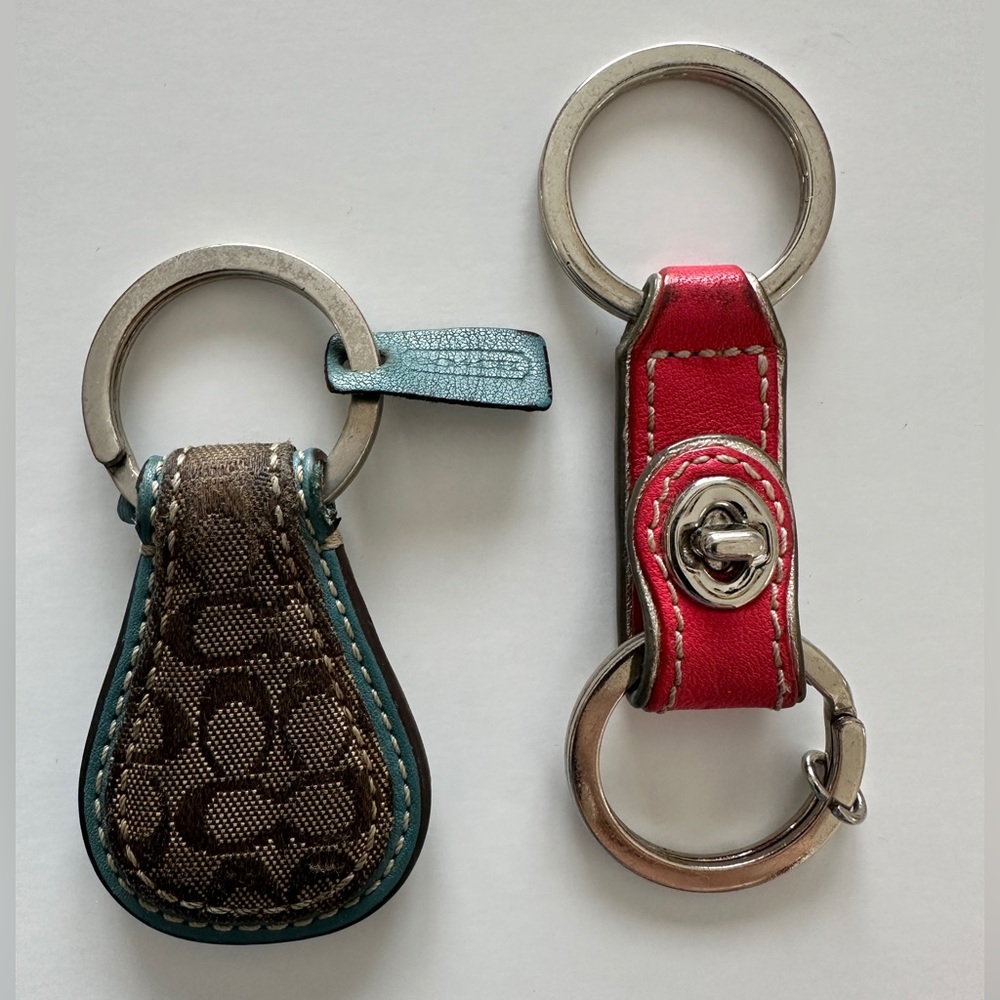 Two COACH Key Rings - Picture 2 of 6
